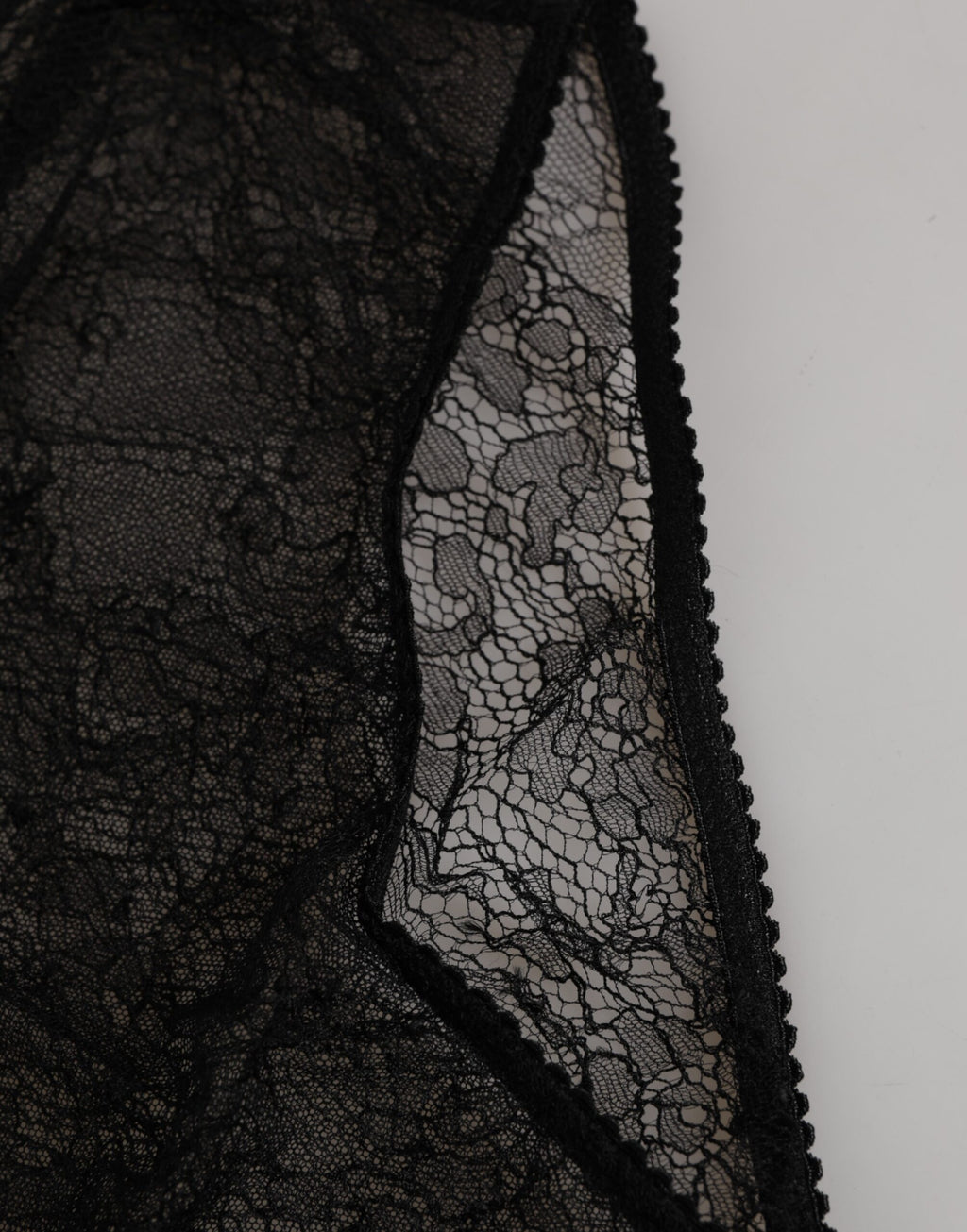 Black Nylon Stretch High Waist Panty Underwear