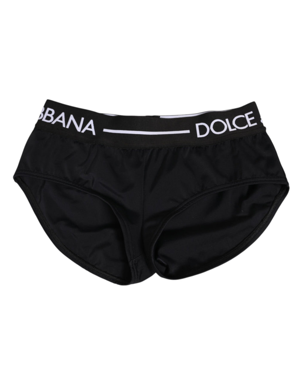 Black Nylon Logo Waistband Shorts Underwear