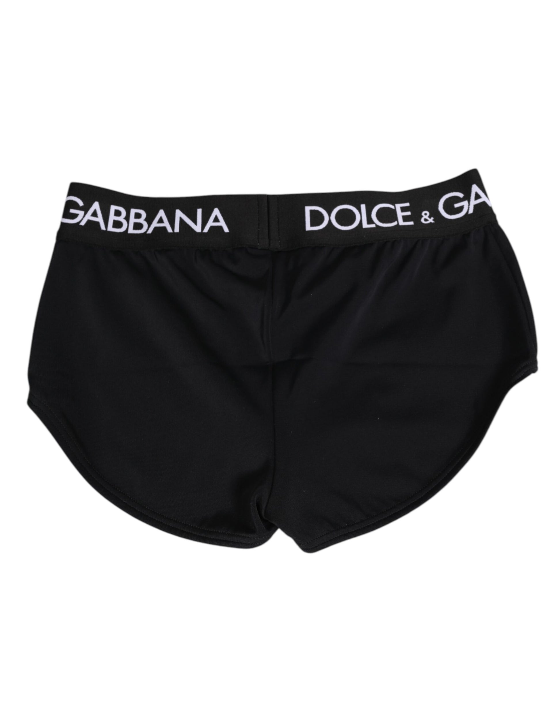 Black Nylon Logo Waistband Shorts Underwear