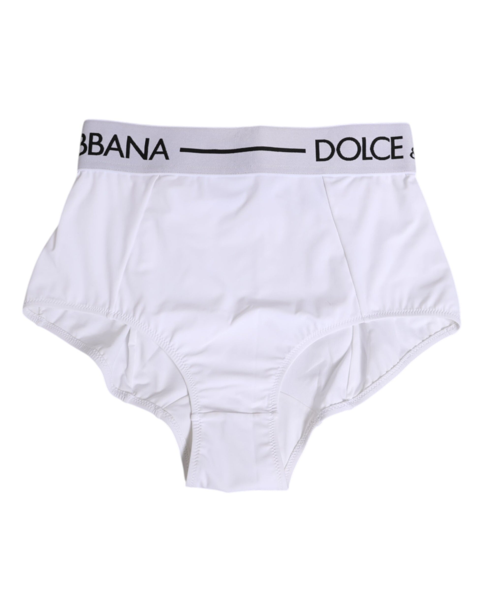 White Nylon Logo Waistband Coulotte Underwear