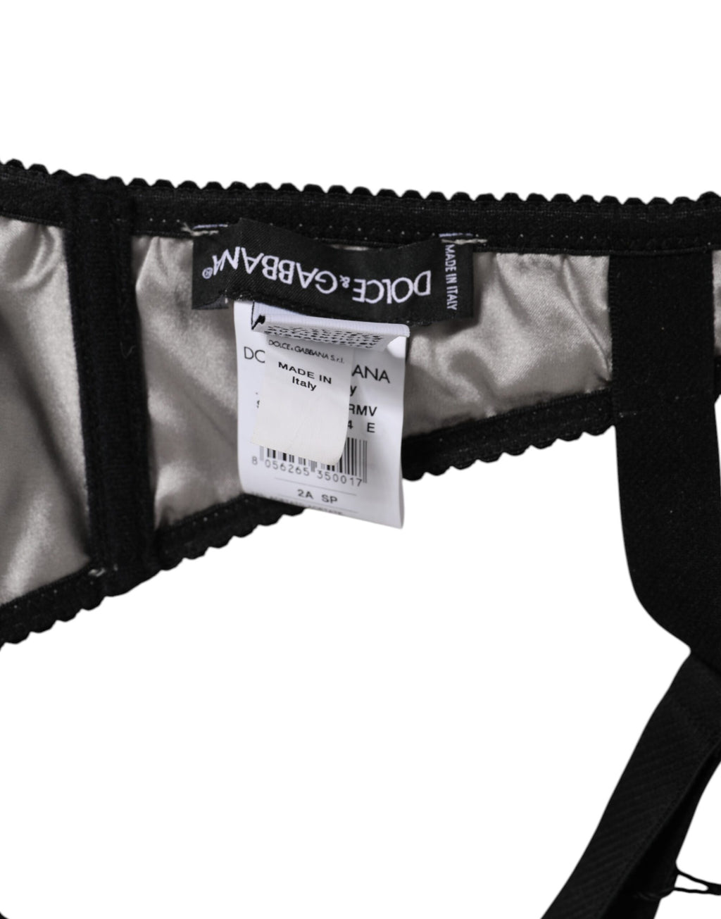 Gray Acetate Stretch Balconcino Bra Underwear