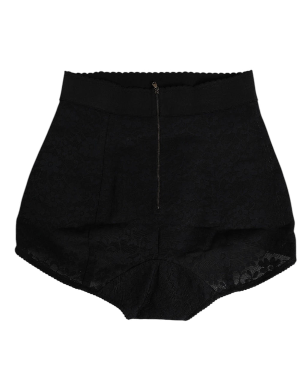 Black Nylon High Waist Short Panty Underwear