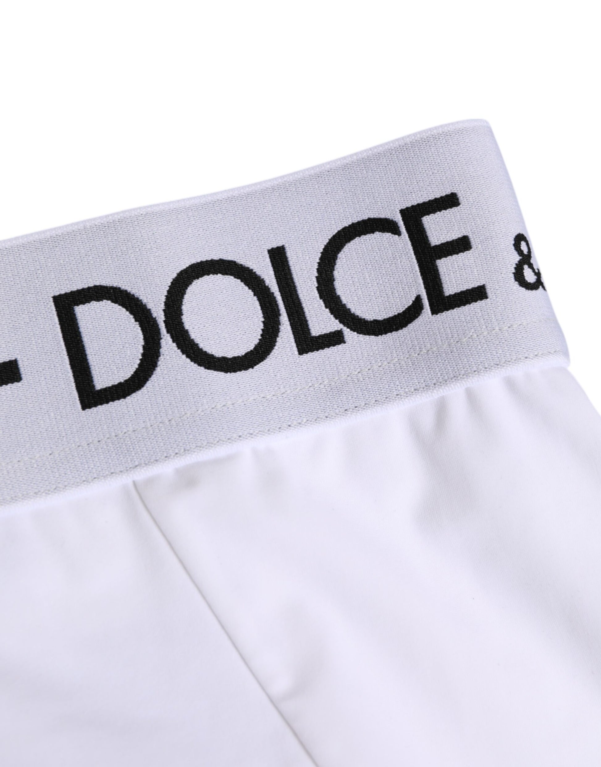 White Nylon Logo Waistband Panty Underwear
