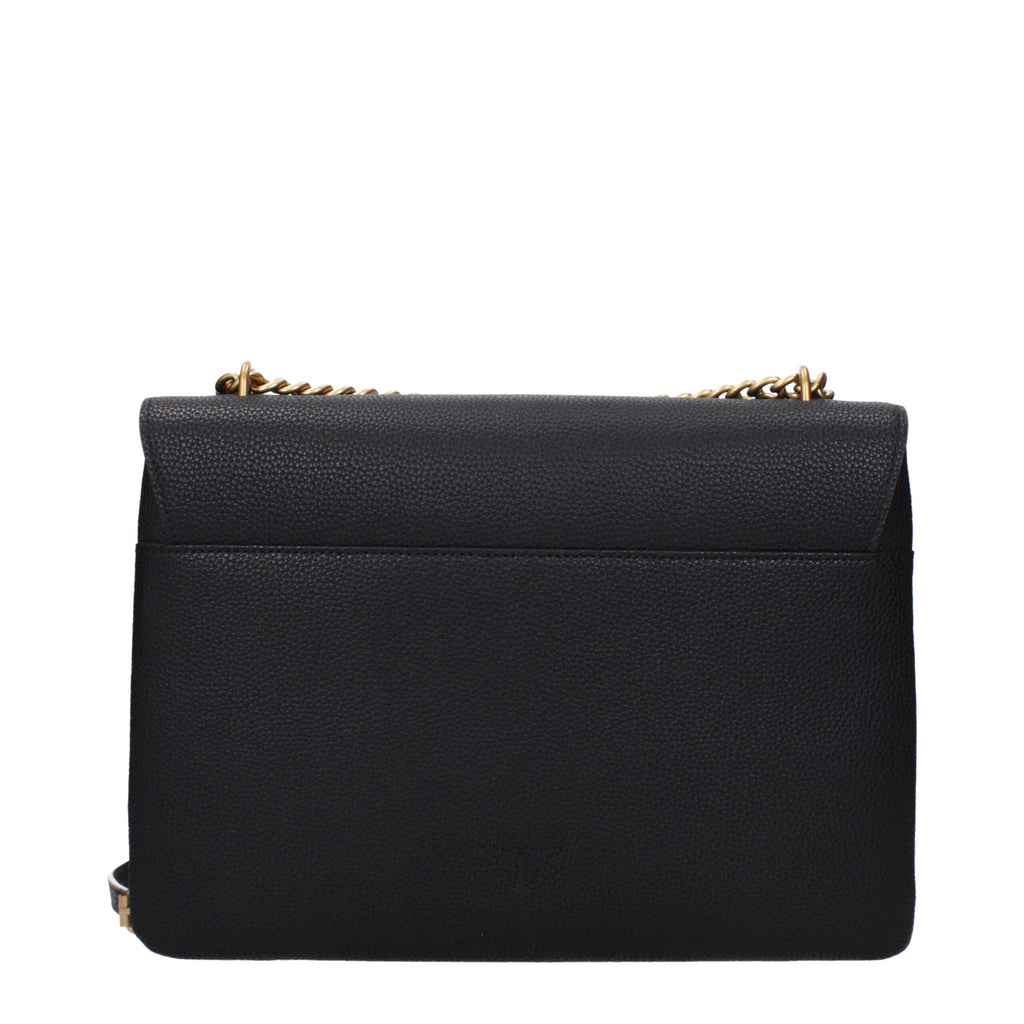 Black Leather Crossbody Bag