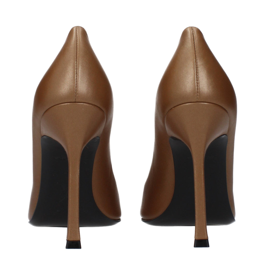 Brown Leather Pumps