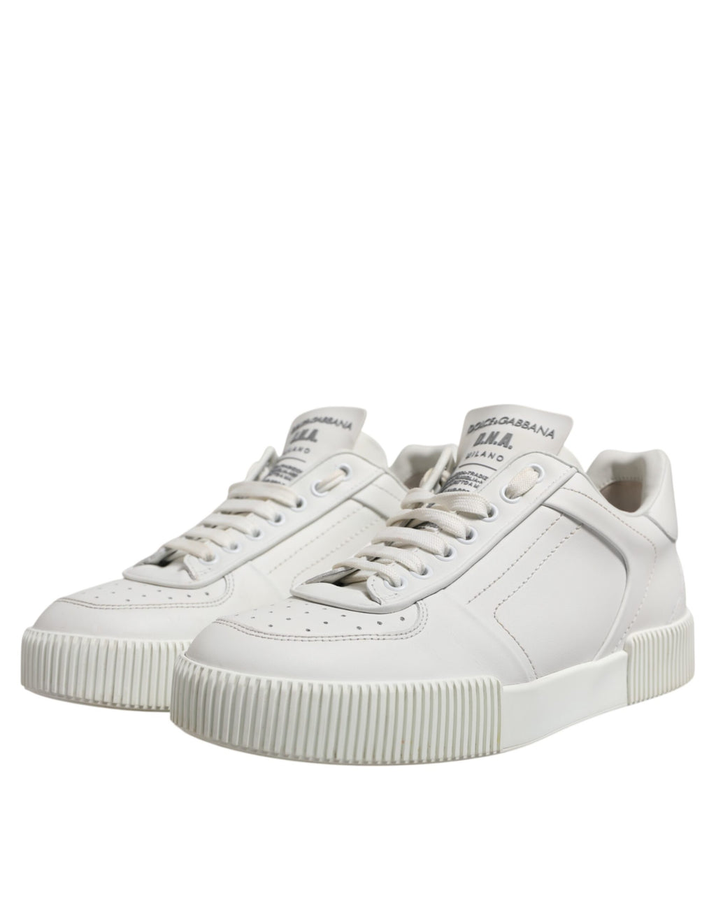 White Leather MIAMI Low Top Sneakers Shoes