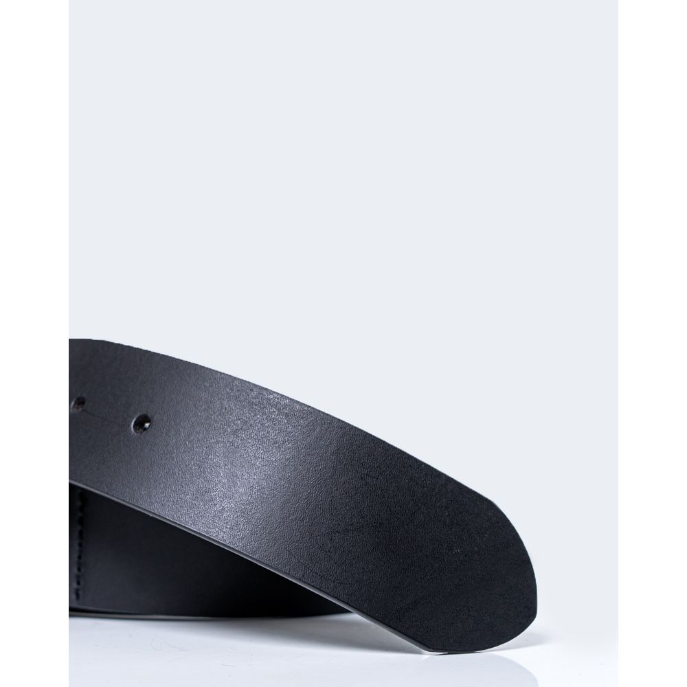 Black Leather Regular Belt