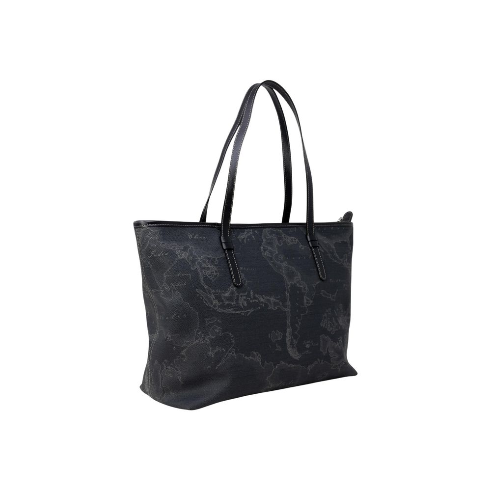 Black Polyester Handbag