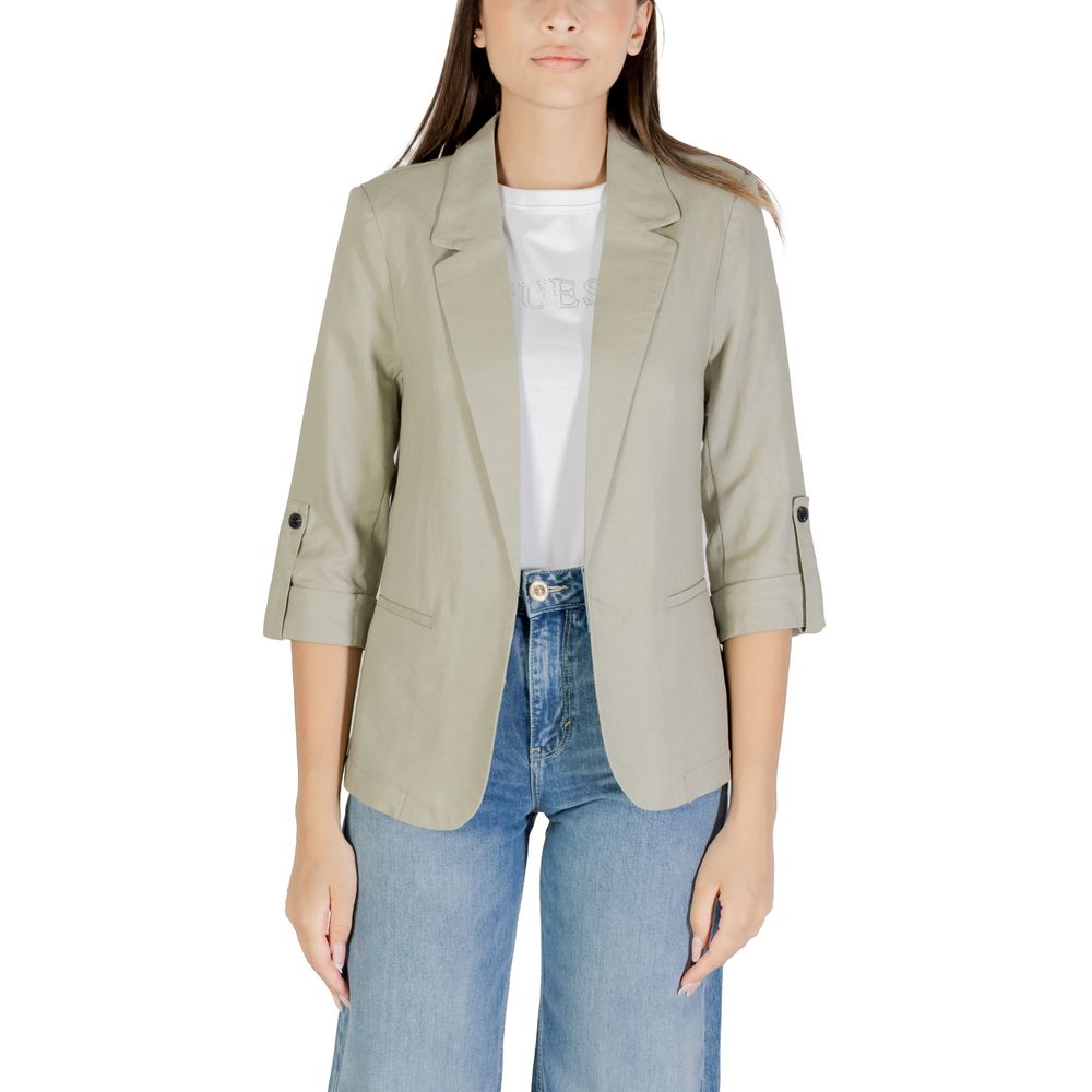 Green Linen Blazer