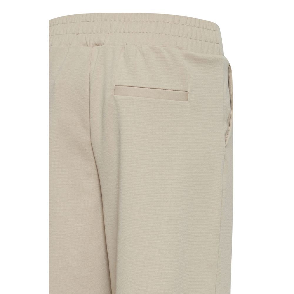 Beige Recycled Polyurethane Pant