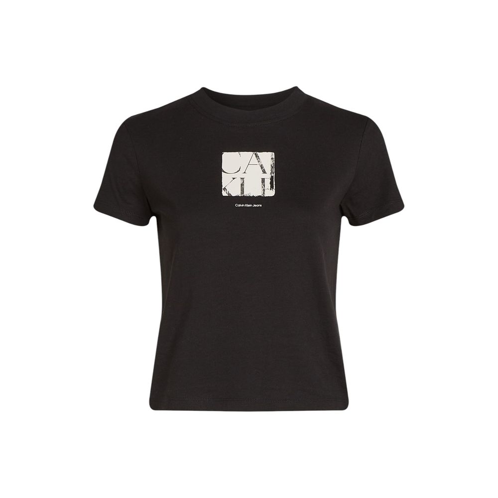 Black Recycled Cotton T-Shirt