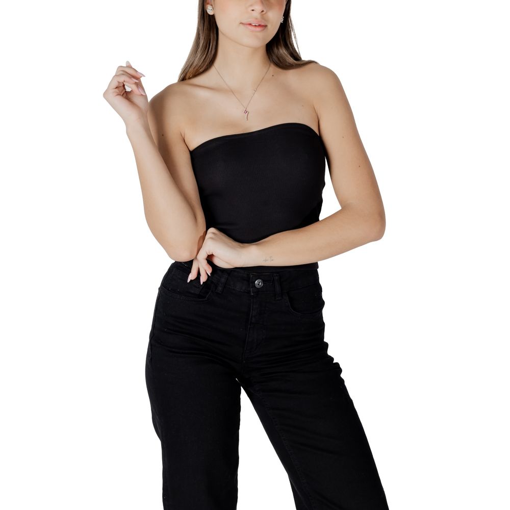 Black Recycled Cotton Top