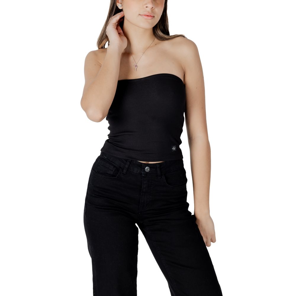 Black Recycled Cotton Top