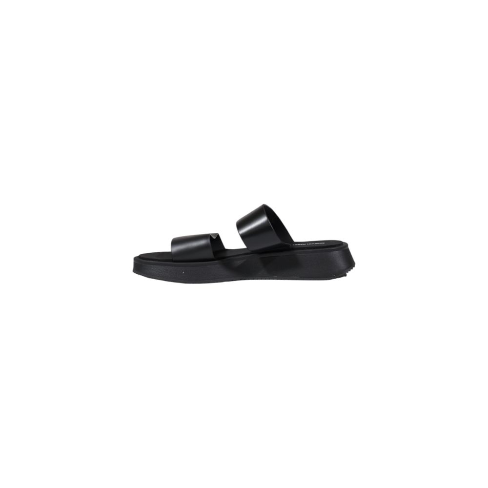 Black Leather Sandal