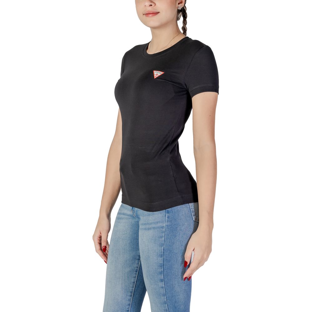 Black Cotton T-Shirt