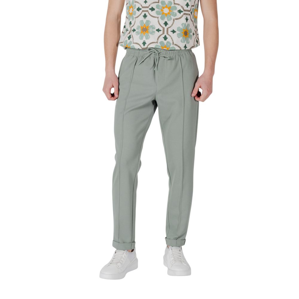 Bicolor Polyester Joggers (Workout Pants)