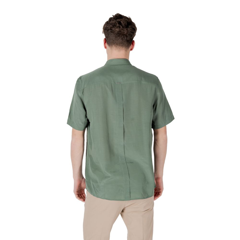 Green Lyocell Shortsleeve Shirt