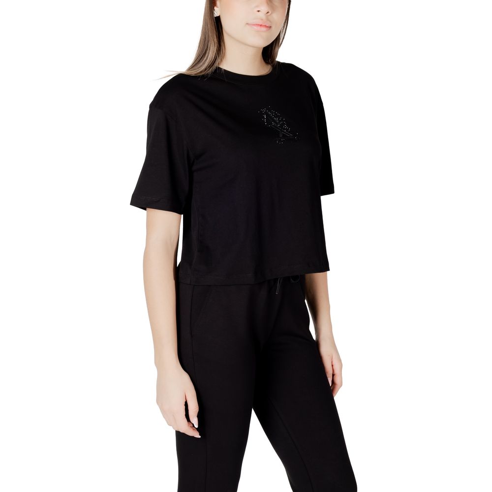 Black Cotton T-Shirt