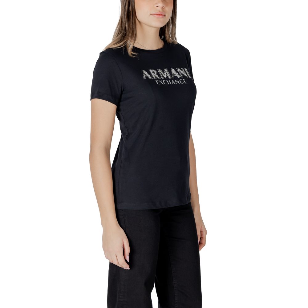 Black Cotton Long Sleeve T-Shirt