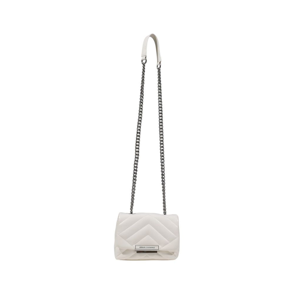 White Polyester Handbag
