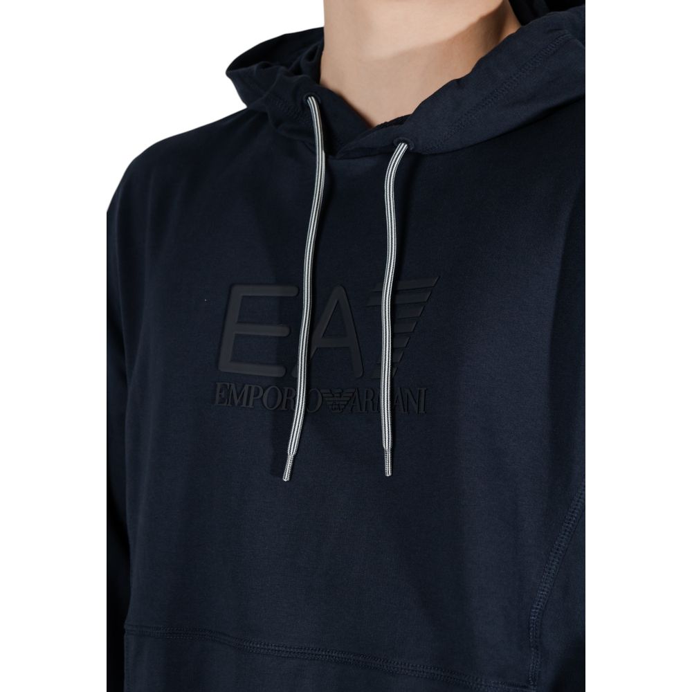 Blue Cotton Hoodie