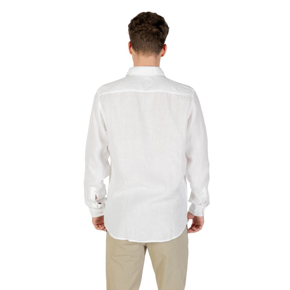 White Linen Dress Shirt