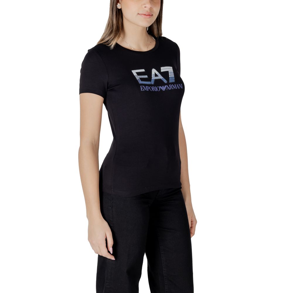 Black Cotton T-Shirt