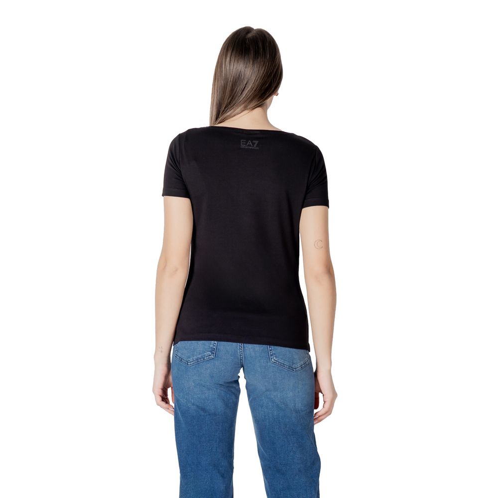 Black Cotton T-Shirt