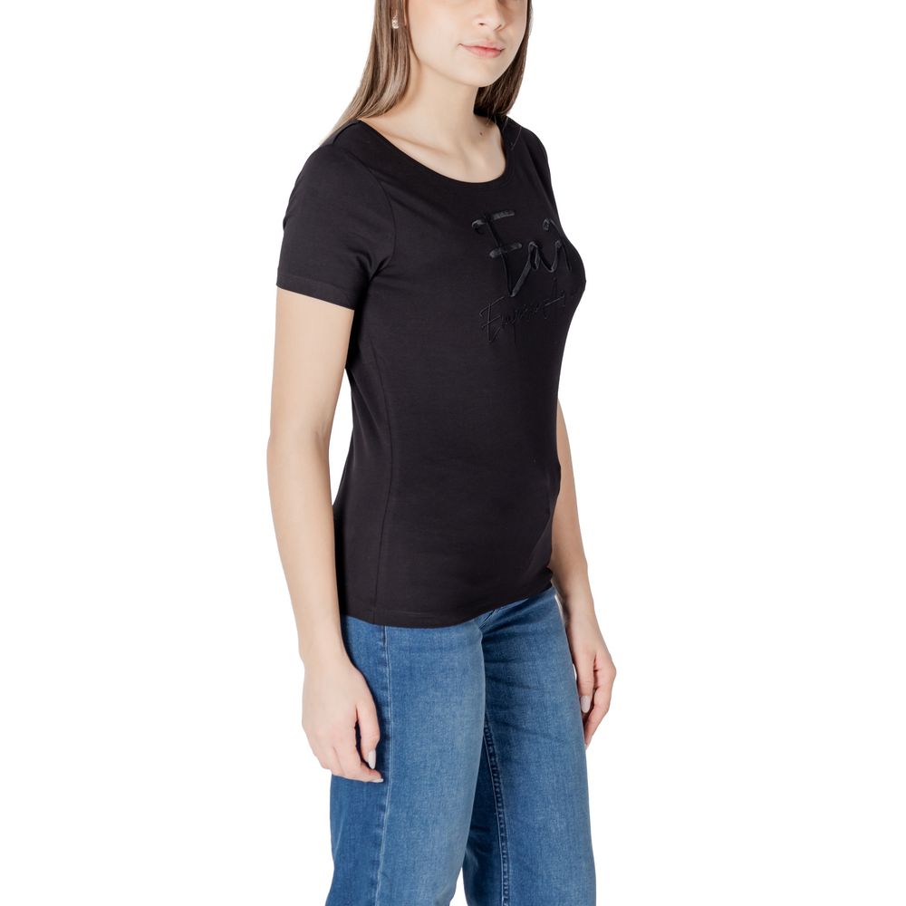 Black Cotton T-Shirt