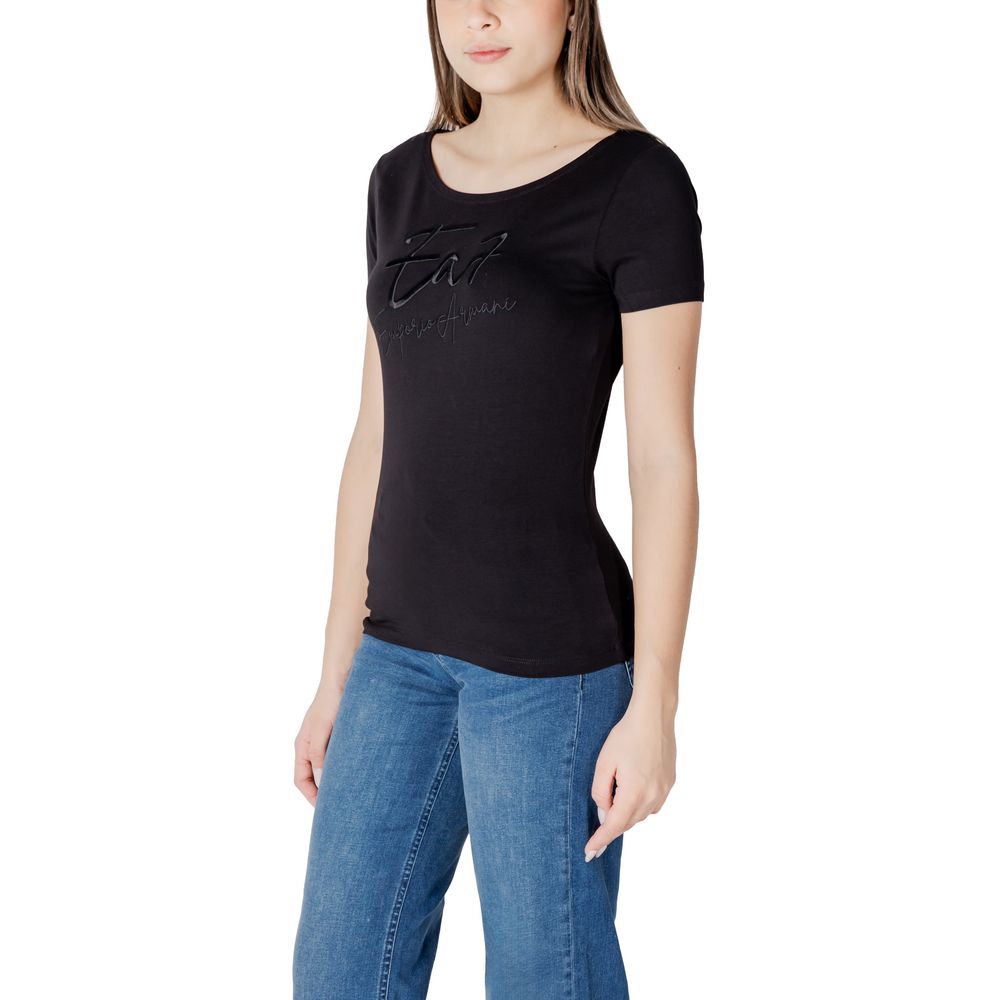 Black Cotton T-Shirt