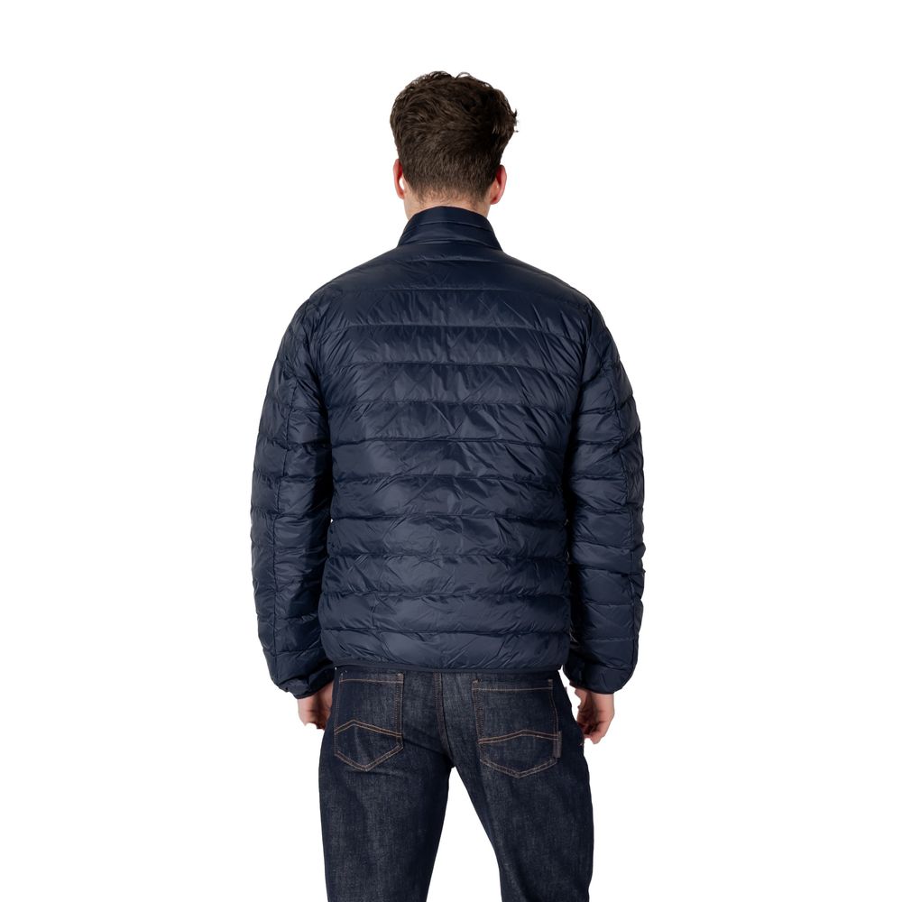 Blue Polyamide Jackets & Coat