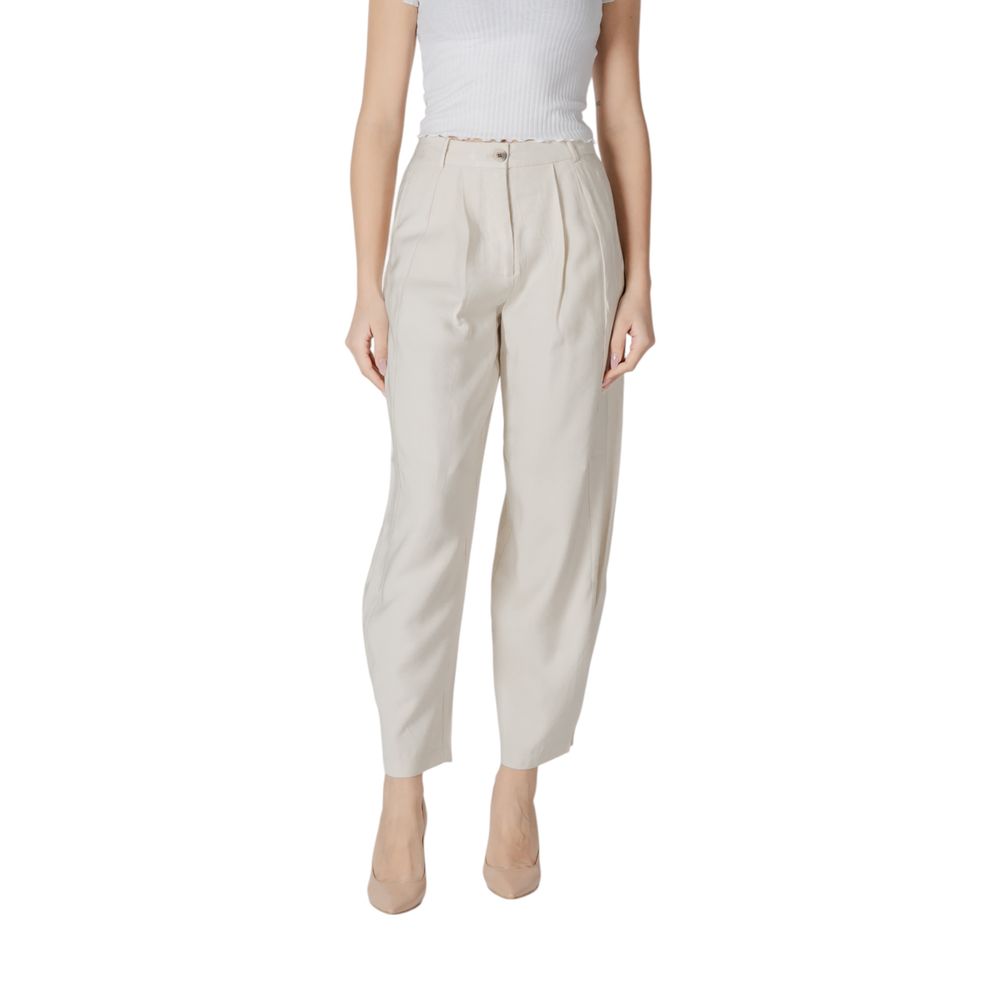 Cream Viscose Pant