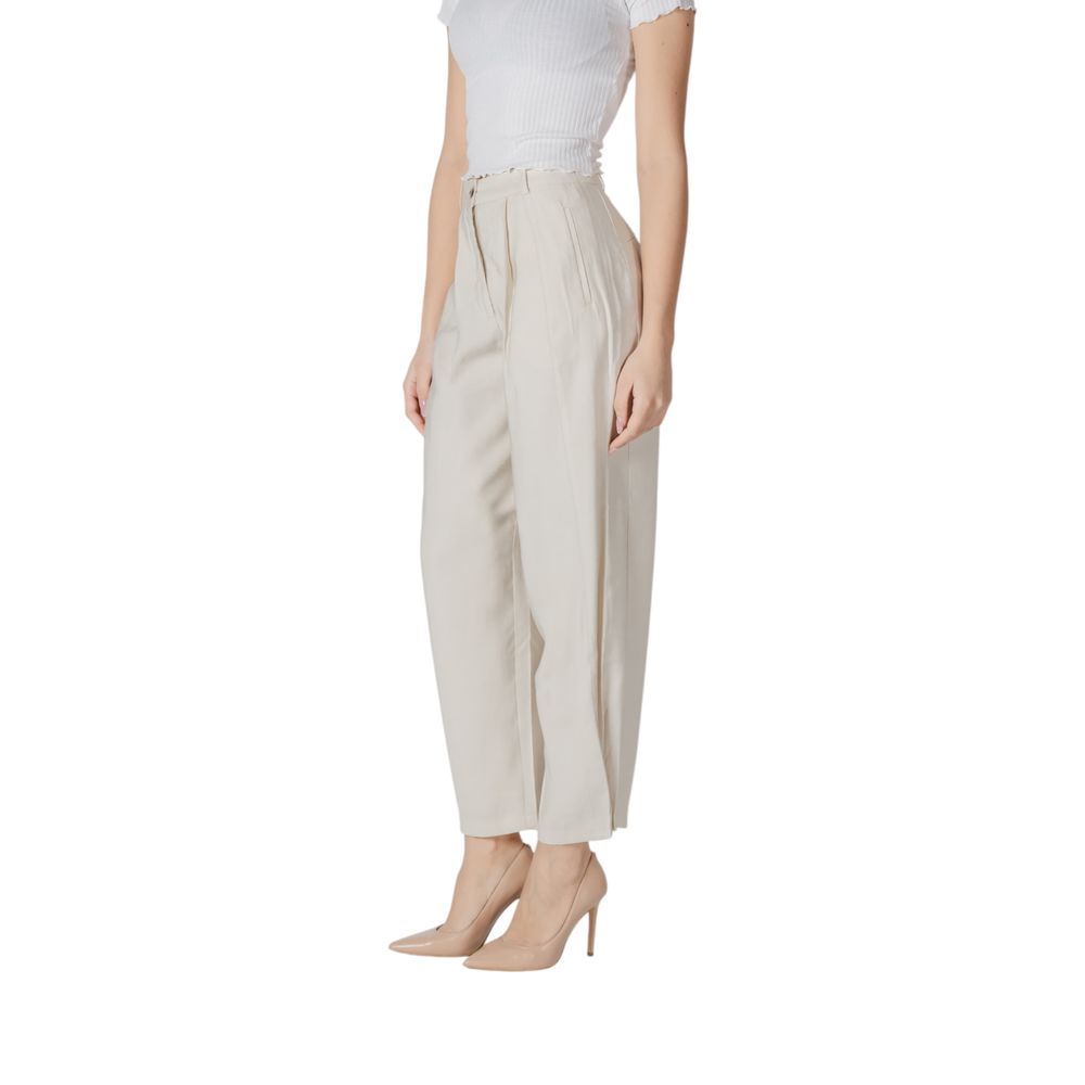 Cream Viscose Pant
