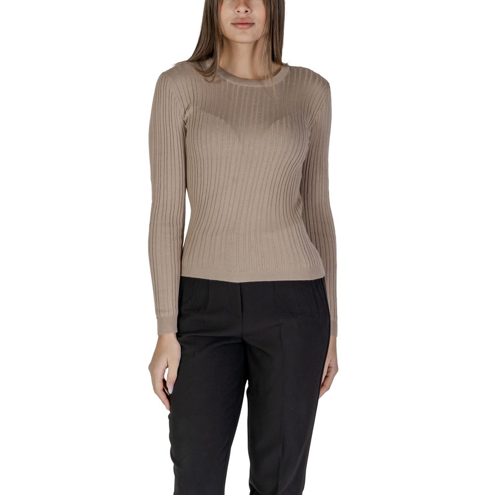 Beige Recycled Polyester Sportswear