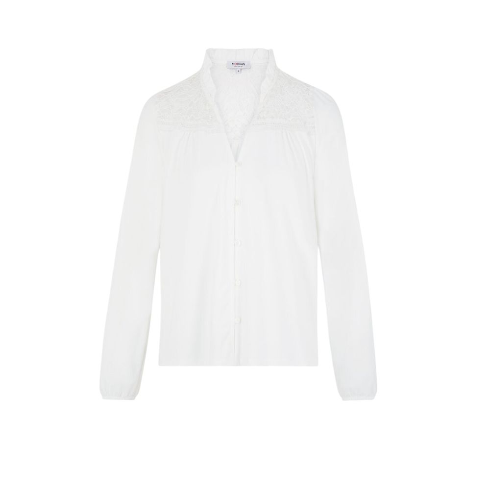 White Polyester Shirt