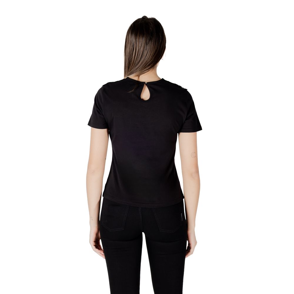 Black Cotton T-Shirt