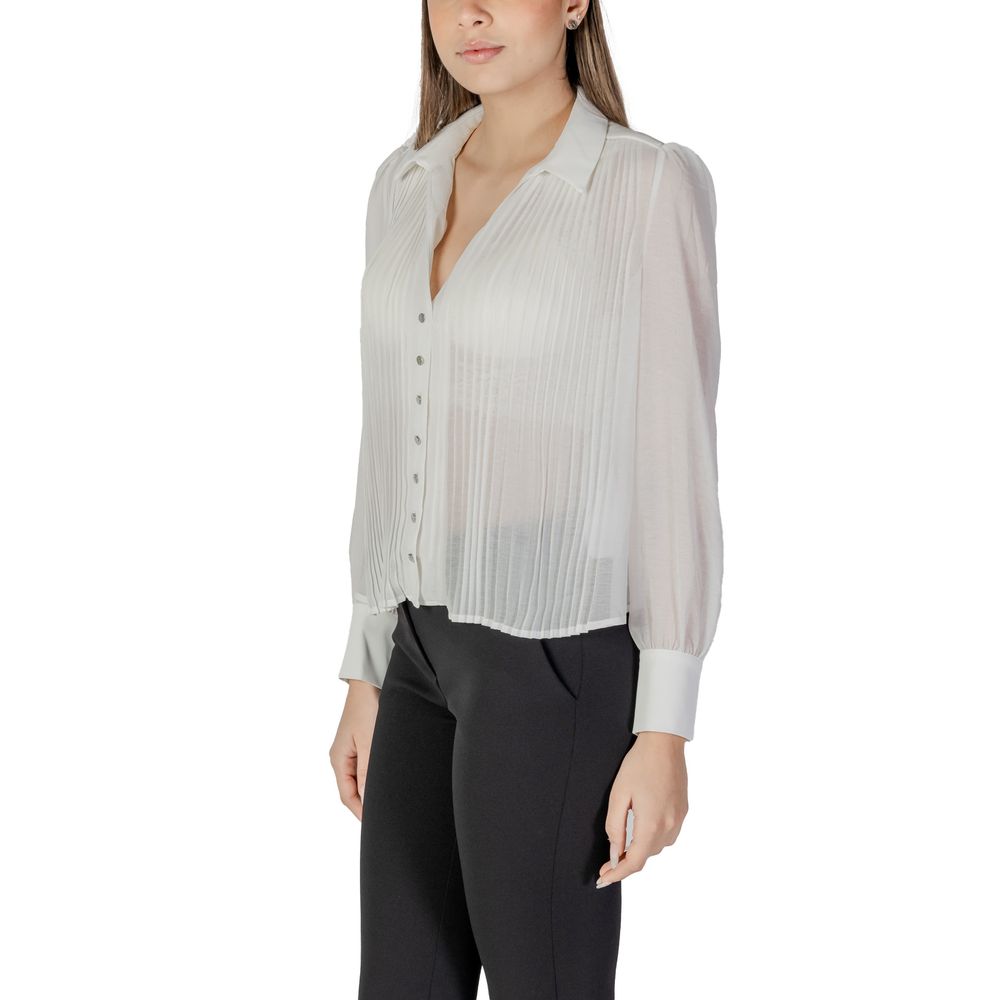 White Polyester Blouse