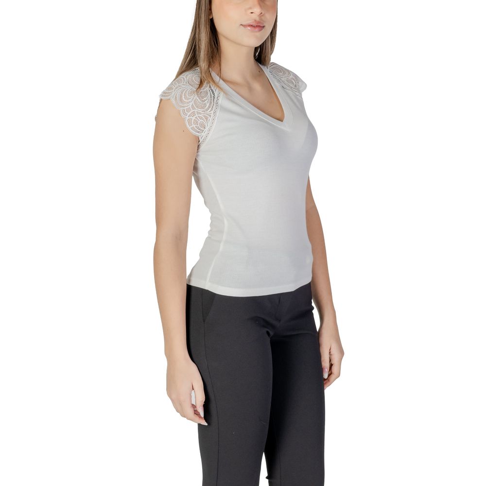 White Recycled Polyester Tank Tops