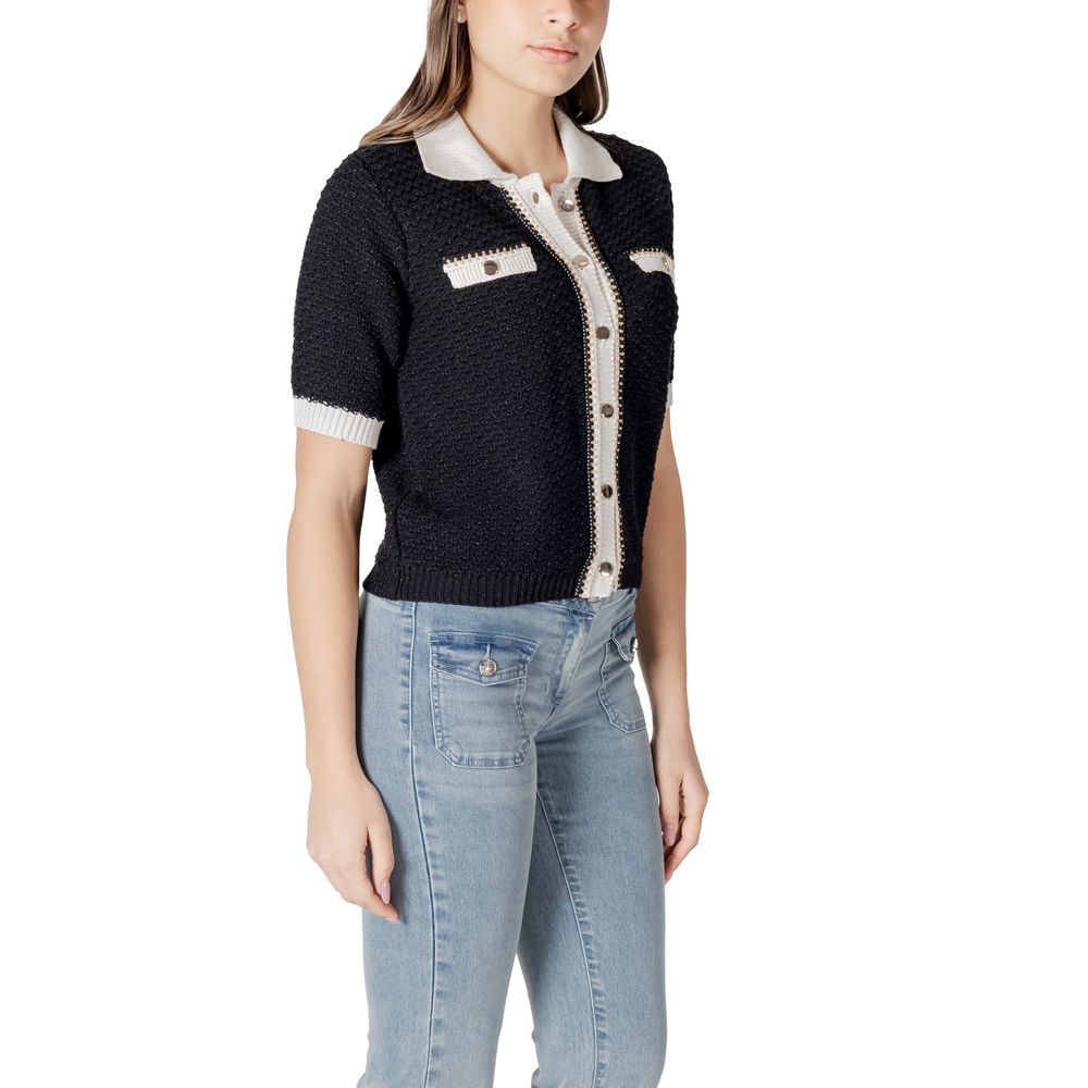 Black Recycled Cotton Sweater