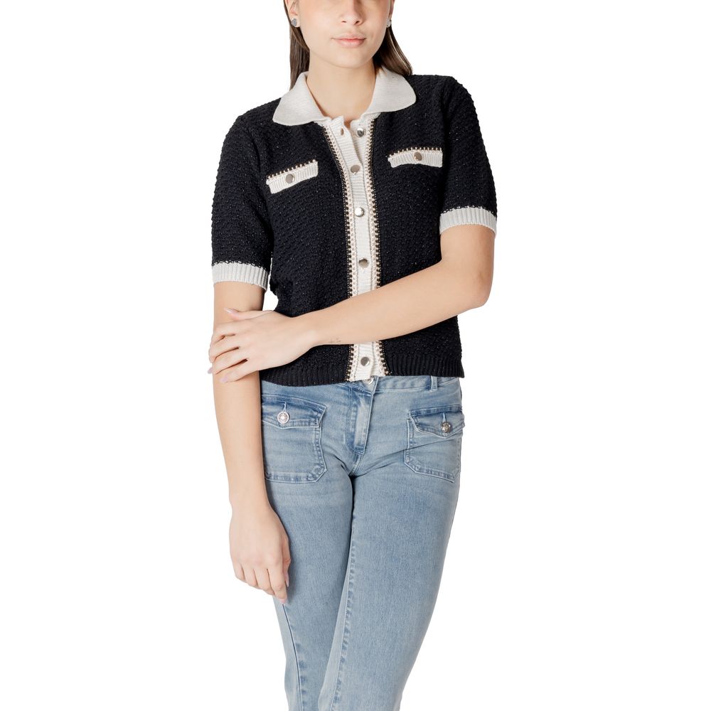 Black Recycled Cotton Sweater