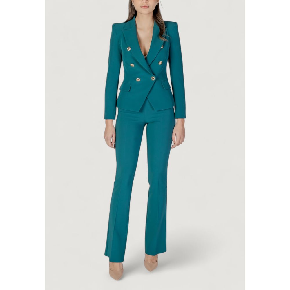 Black Polyester Blazer