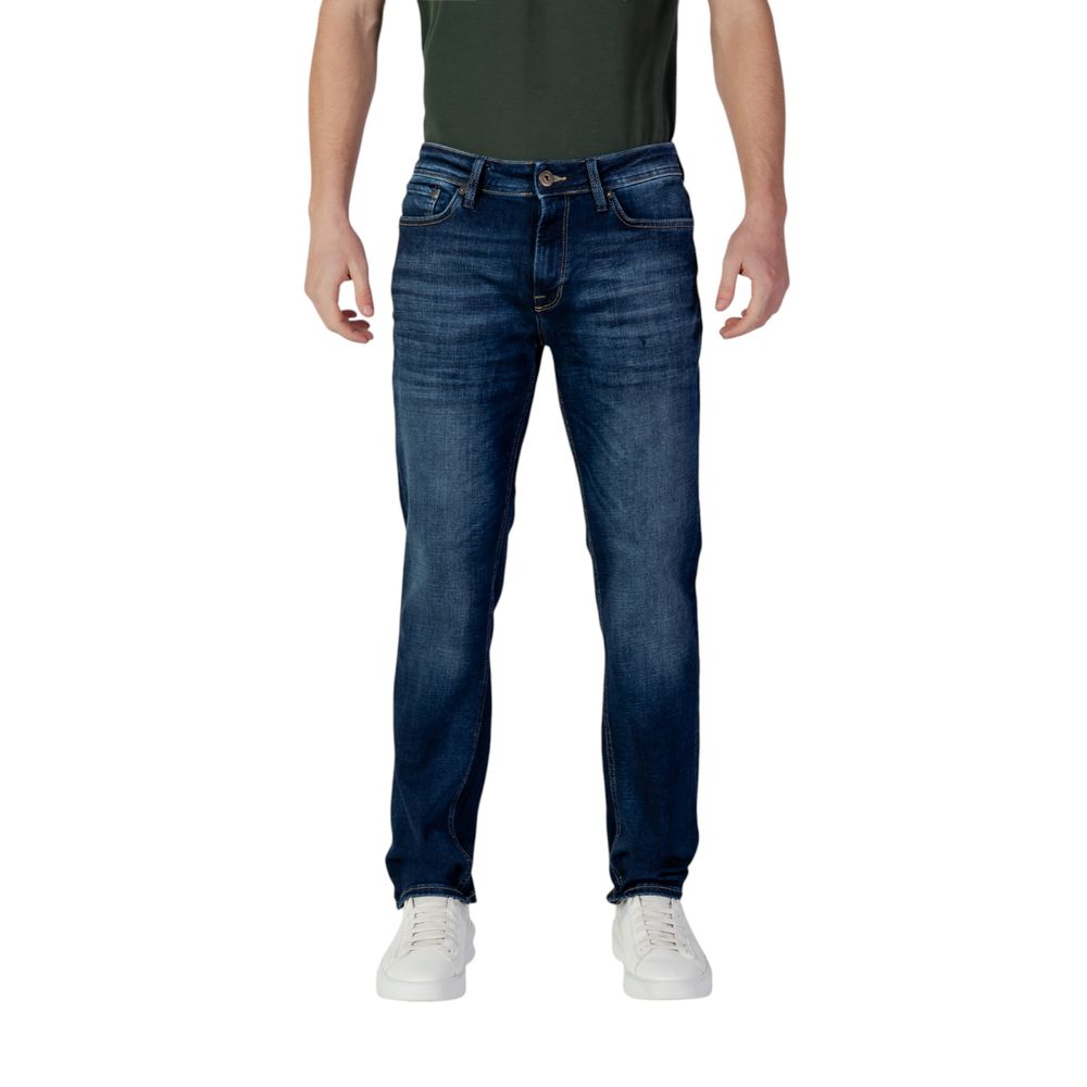 Blue Organic Cotton Relaxed Fit Jeans