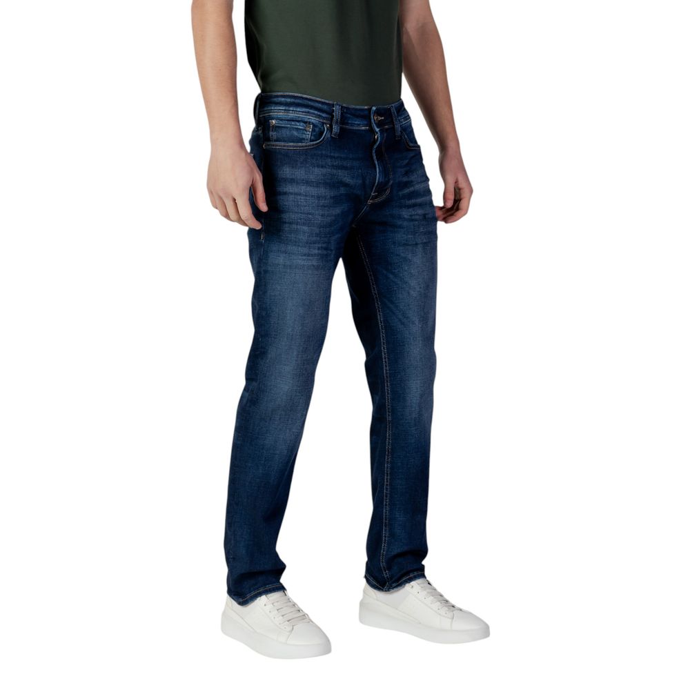 Blue Organic Cotton Relaxed Fit Jeans