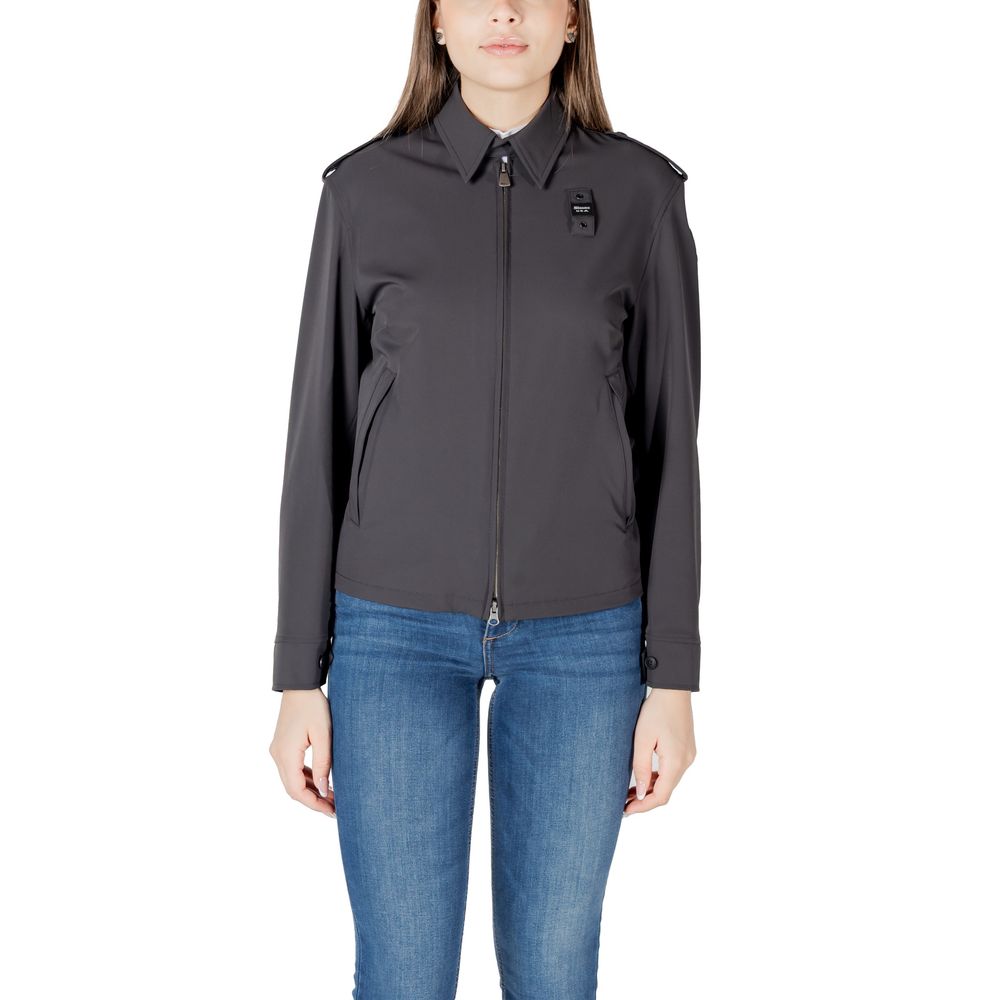 Black Polyamide Jackets & Coat