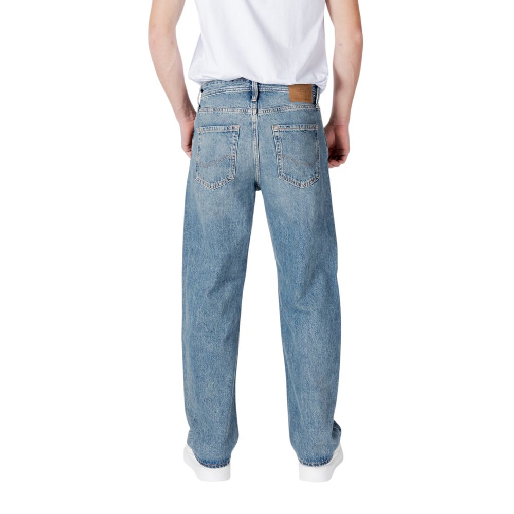 Blue Cotton Relaxed Fit Jean