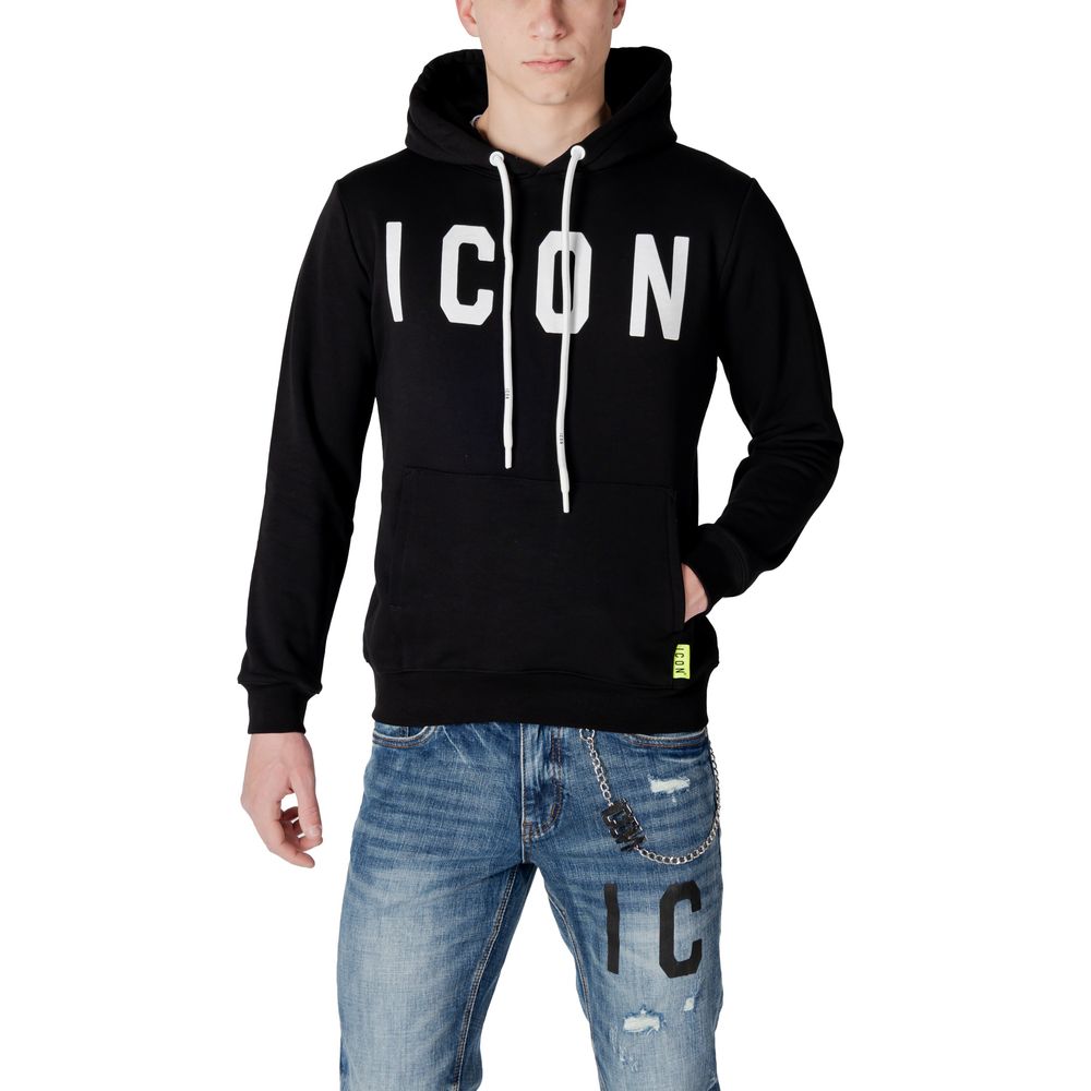 Black Cotton Hoody