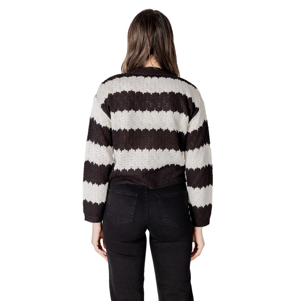 Black And White Marabou Cardigan