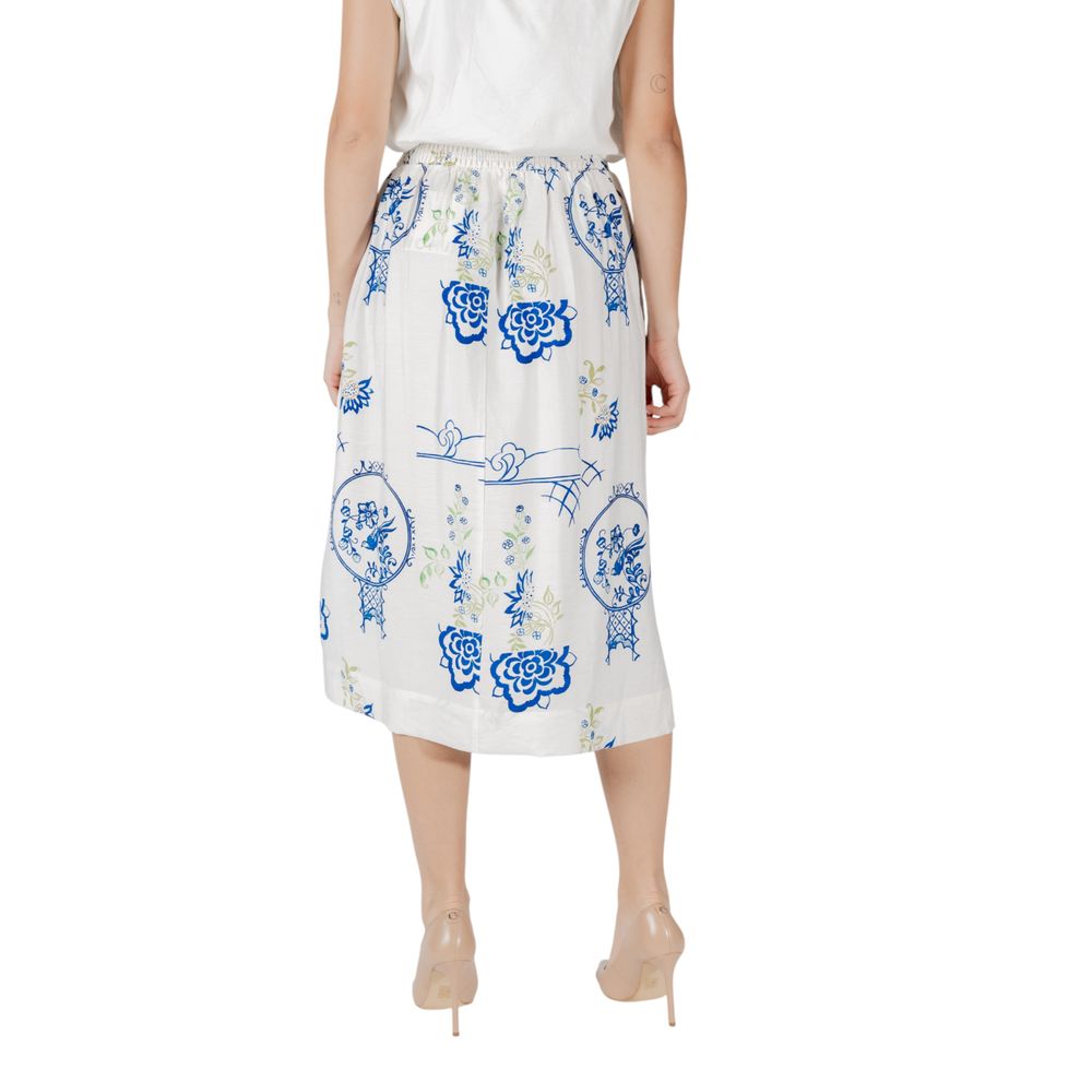 White Viscose Skirt