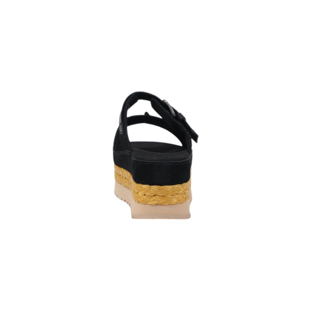 Black Suede Leather Sandal