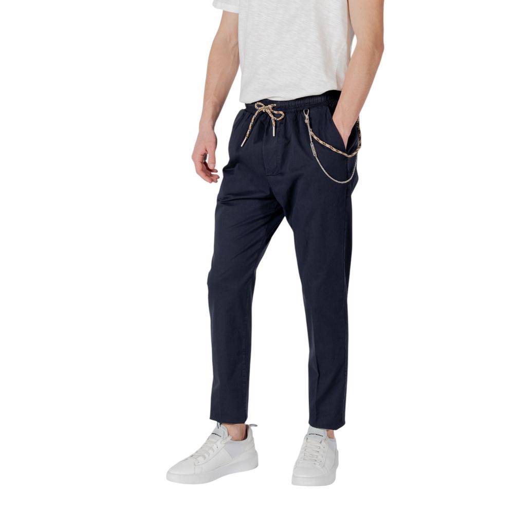Blue Cotton Pant